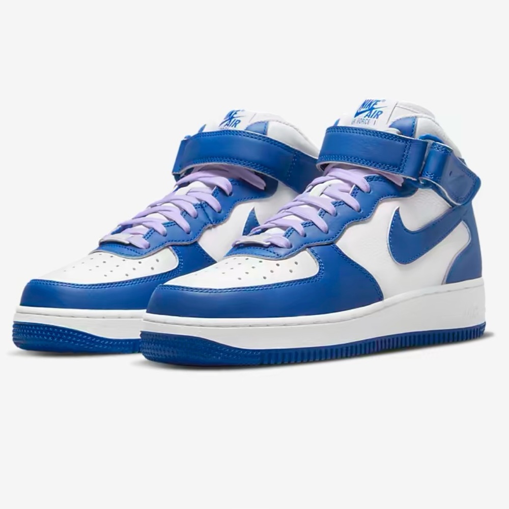 Nike AF1 07 Mid- military blue doll colorway